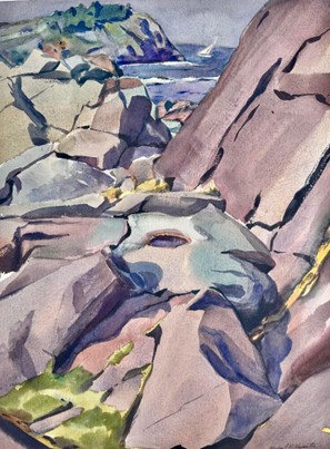 Michael Vermette - View of Whitehead from Gull Rock Ravine